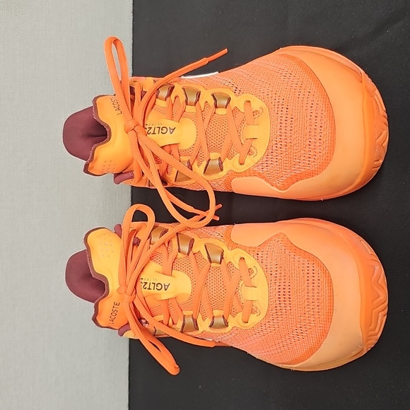 Lacoste Orange Athletic Shoes - Picture 2 of 10